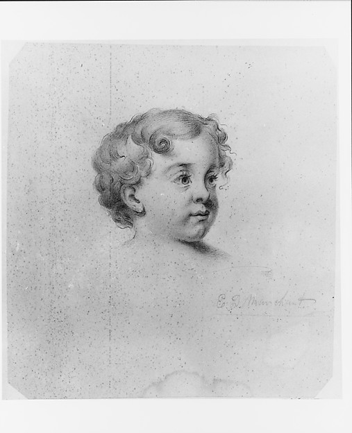 Edward Dalton Marchant, Head of a Child (from McGuire Scrapbook)