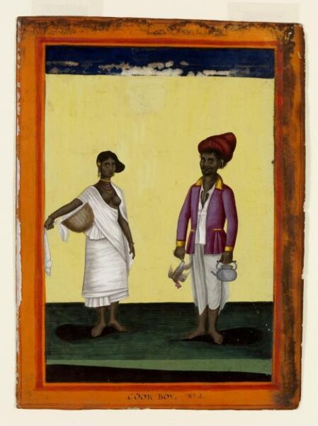 Unknown, A cook and his wife