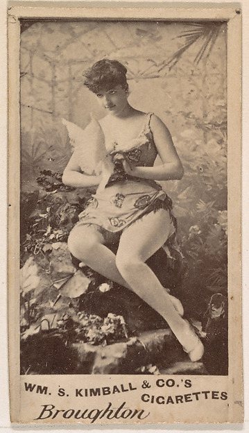 William S. Kimball & Company, Miss Broughton, from the Actresses series (N203) issued by Wm. S. Kimball & Co.
