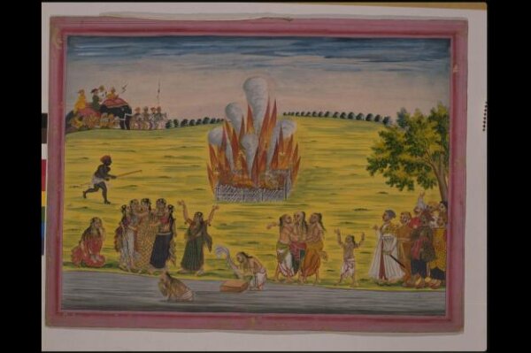 Unknown, Sati ceremony