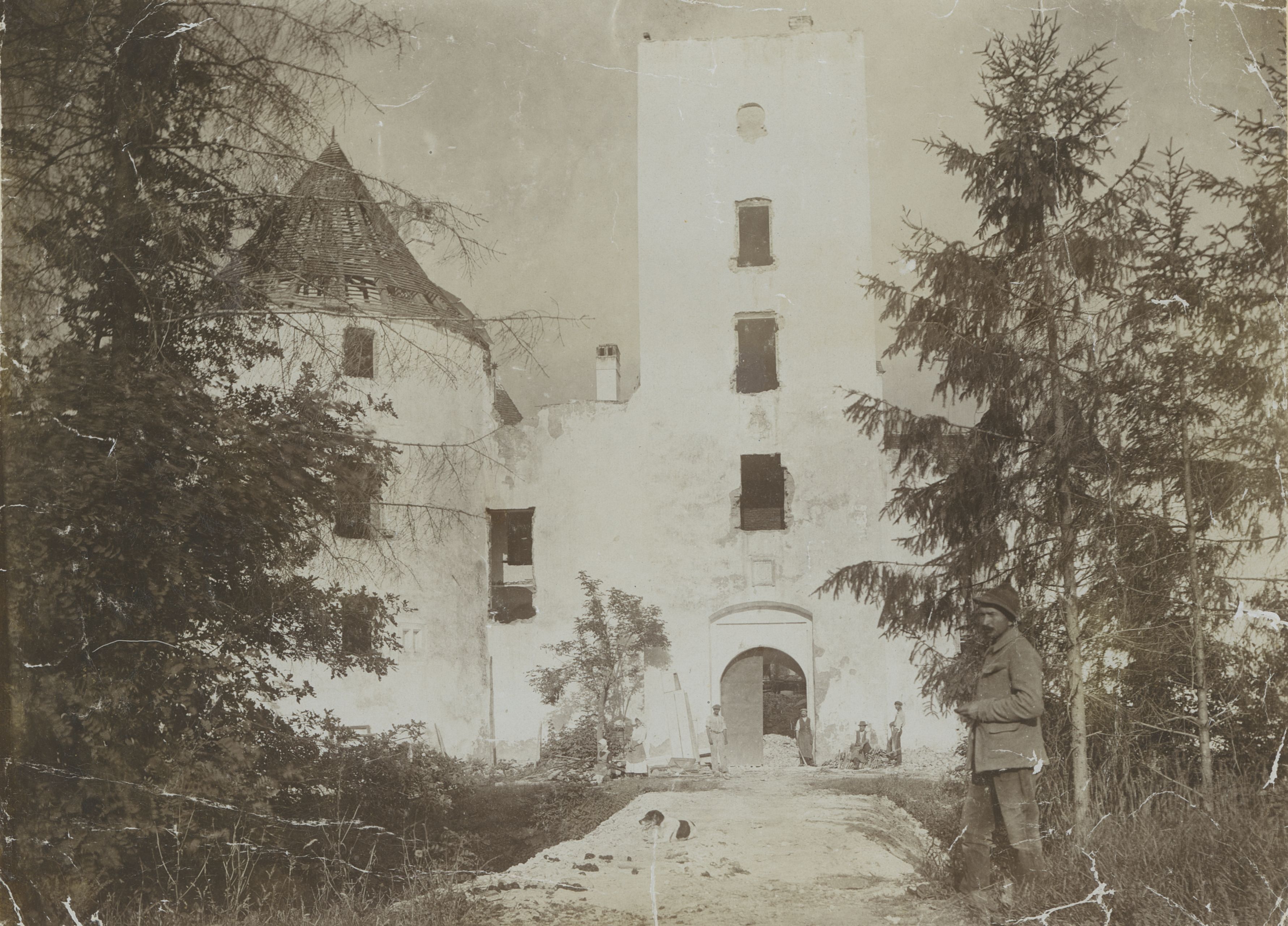 neutvrđen autor, Bisag - dvorac, najstariji dio