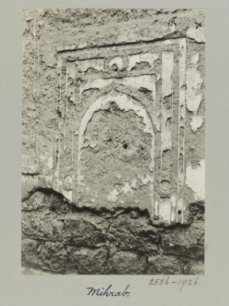 K.A.C. Creswell, Mihrab in the Madrasa and Mausoleum of al-Khatuniyya, Damascus