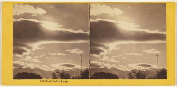 Edward Bierstadt, Clouds before Sunset.