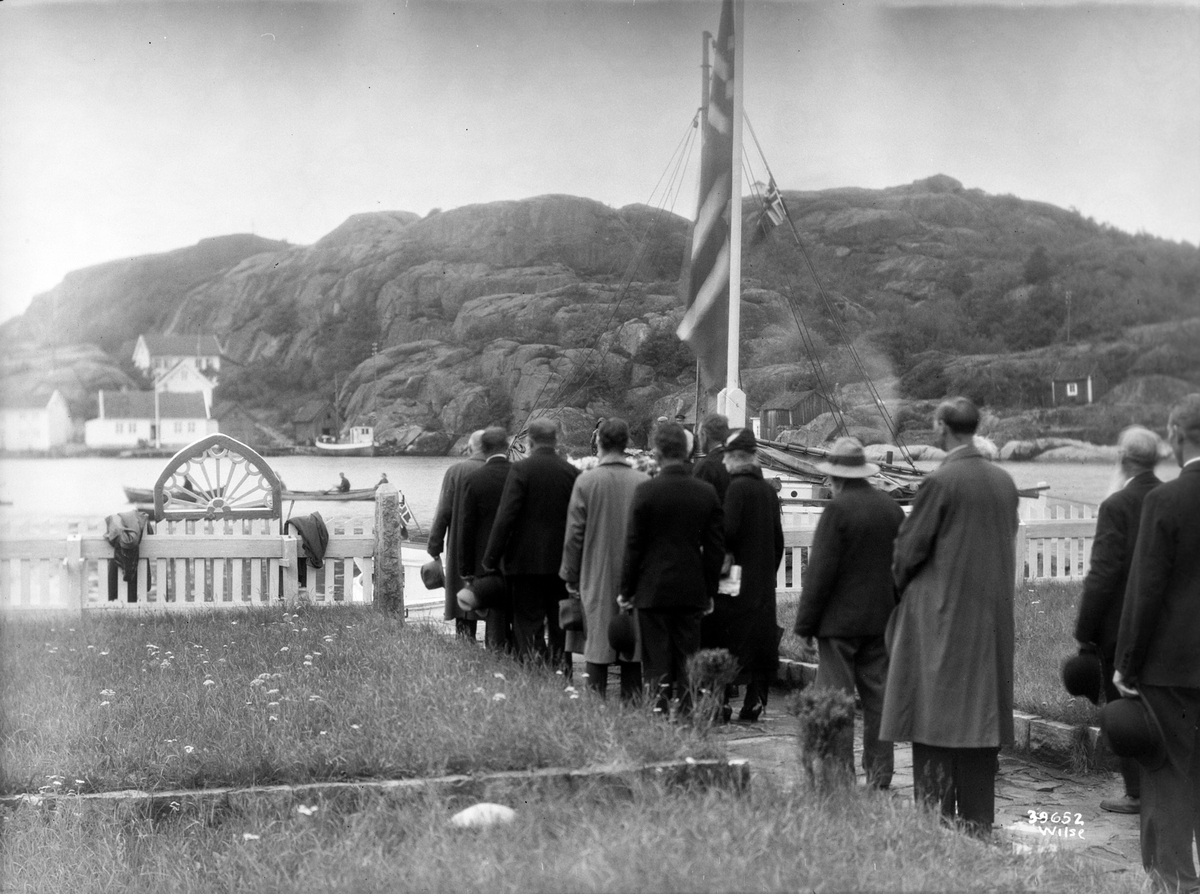 Anders Beer Wilse, Prot: Sørlandet, Krags begravelse