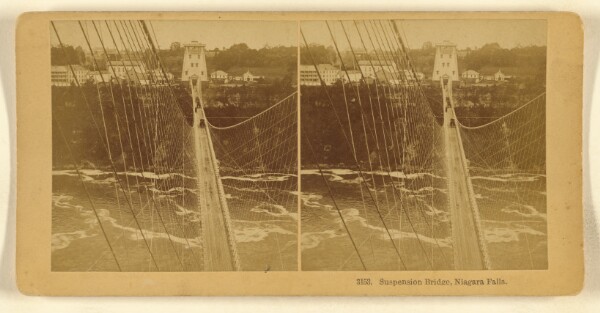 Benjamin West Kilburn, Suspension Bridge, Niagara Falls.