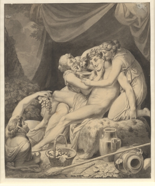 C.W. Eckersberg, Bacchus med tre bacchantinder