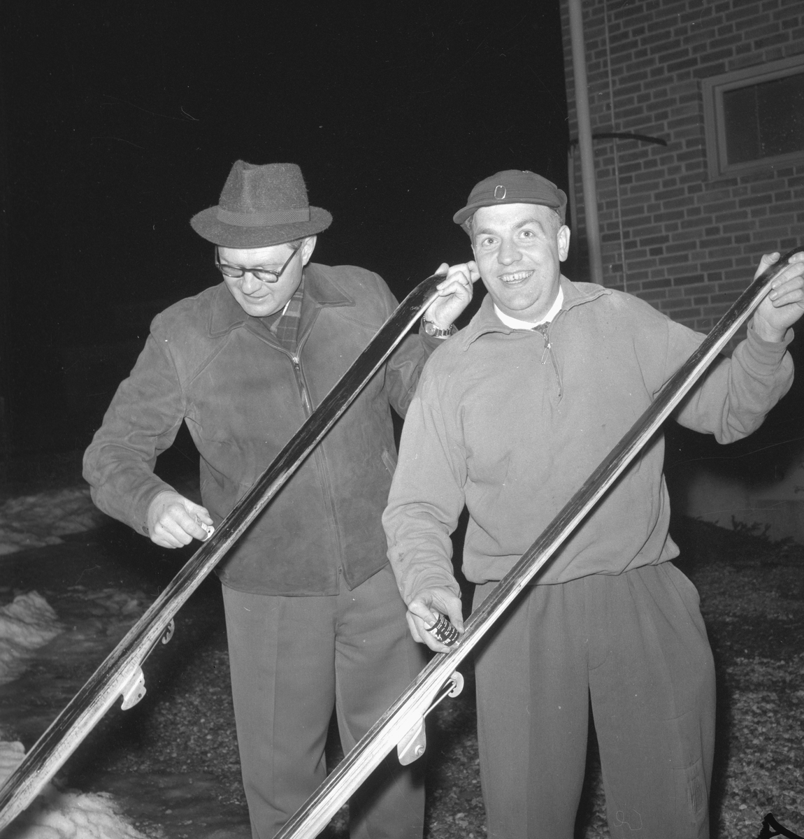 Örebro Kuriren, Täljeån svämmar över. 28 februari 1959.