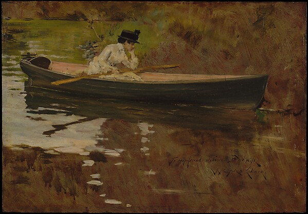 William Merritt Chase, Alice Gerson in Prospect Park
