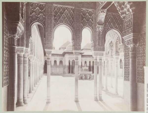 Unknown, View of the Court of the Lions from the Sala de los Escudos