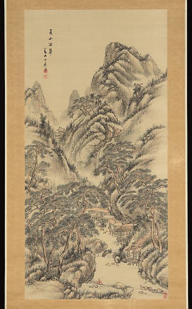 Hine Taizan, “The Deep Green of Summer Mountains”