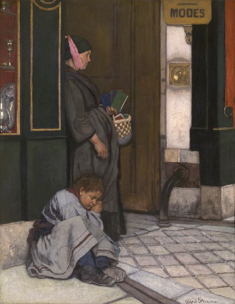 Alfred Stevens, Begging Tolerated