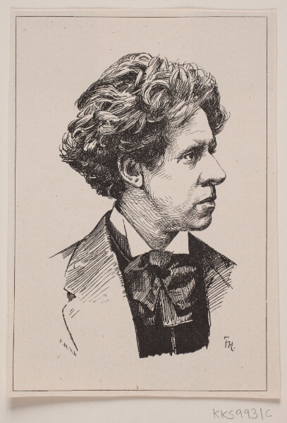 F. Hendriksen, Josef Lewinsky, skuespiller fra Wien