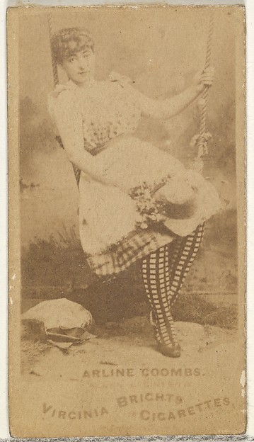 Allen & Ginter, Arline Coombs, from the Actors and Actresses series (N45, Type 1) for Virginia Brights Cigarettes