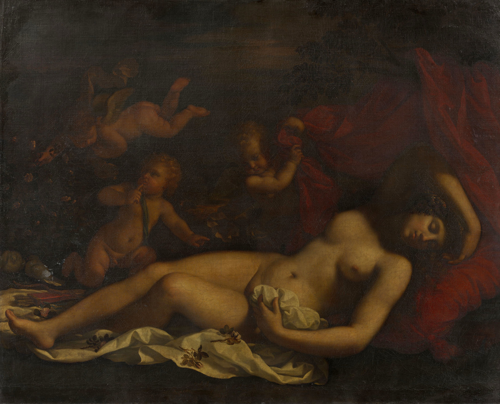 Benedetto Gennari II, Sleeping Venus with Cupids