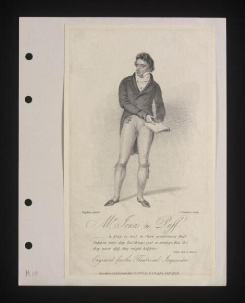 Henry Singleton, Mr Jones as Puff