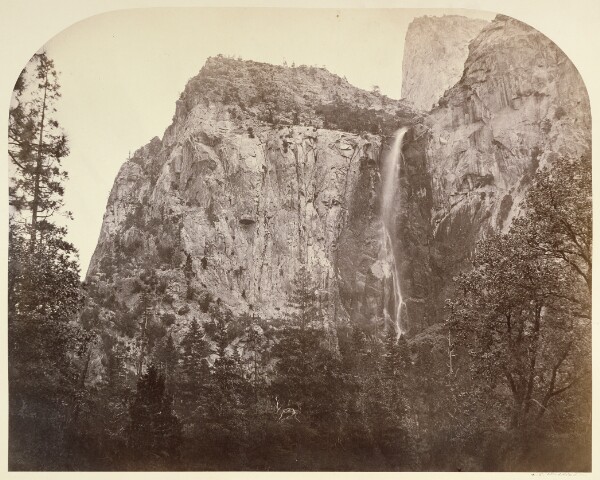 Carleton Watkins, Pohono - Bridal Veil - 900 ft. Yo Semite