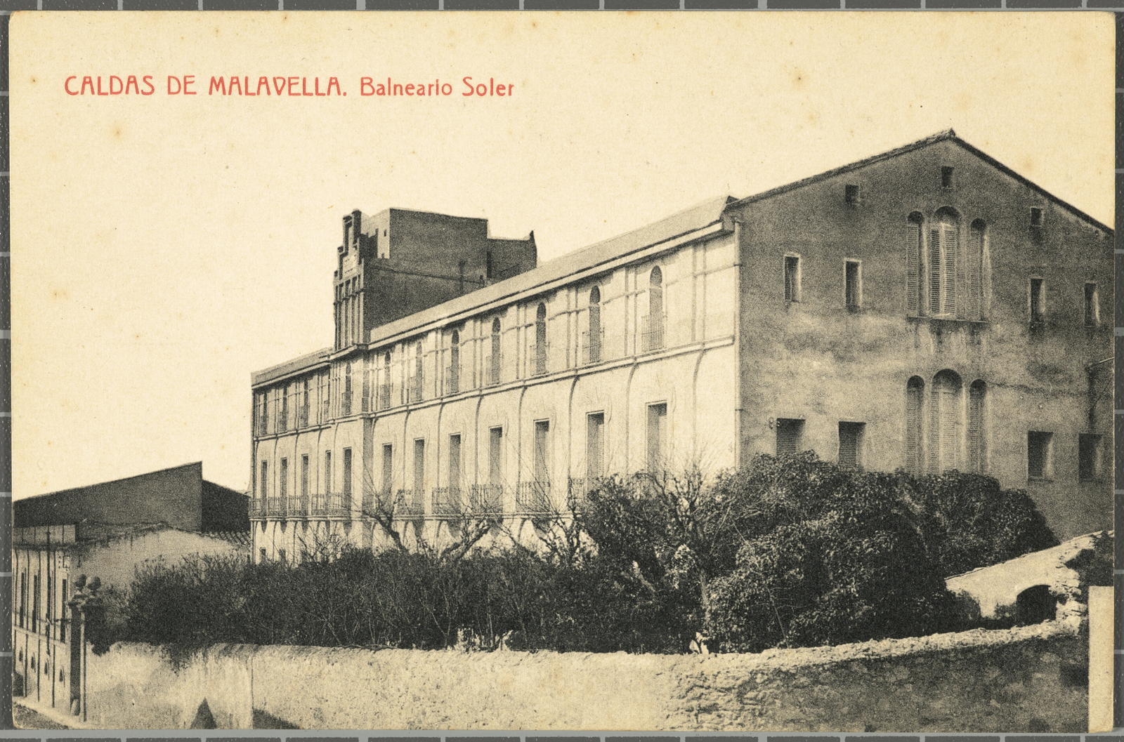 Josep Thomas Bigas, CALDAS DE MALAVELLA. Balneario Soler