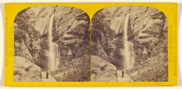 William England, La Chute des Pelerins, Chamonix. Savoie.