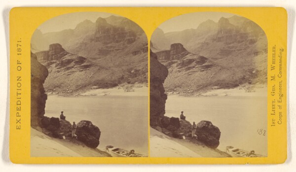 Timothy H. O'Sullivan, View across the Grand Canon, from Grotto Spring.