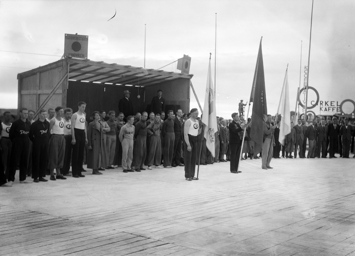 Paul Sandberg, “Athletes belong to Mayor Kant’s inaugural speech” at the inauguration of Uppsala’s First Sports Fair, the Feast in Svart"