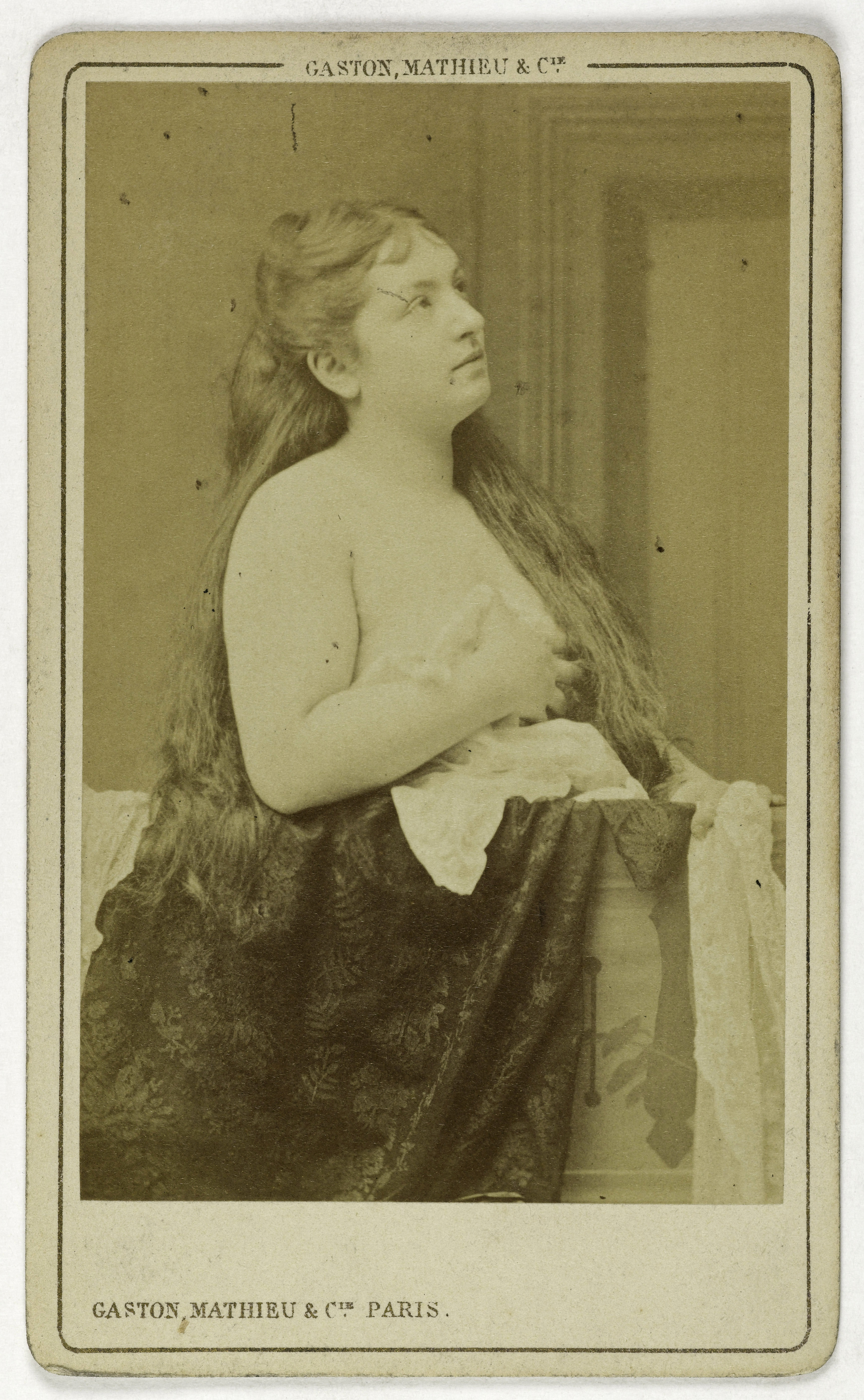 Mathieu & Cie Gaston, Portrait d'Henriette, (actrice aux Folies)
