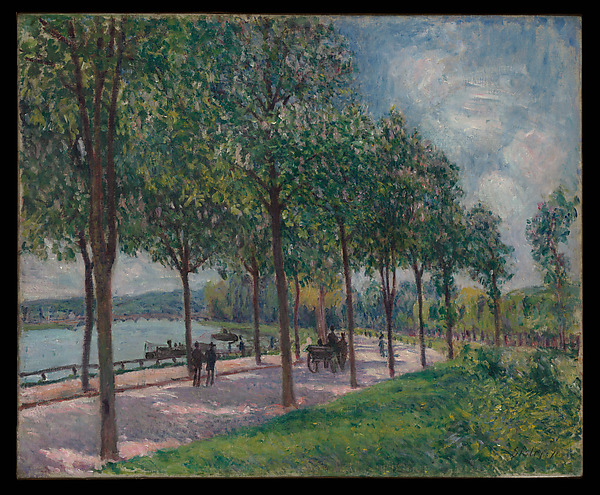 Alfred Sisley, Allée of Chestnut Trees