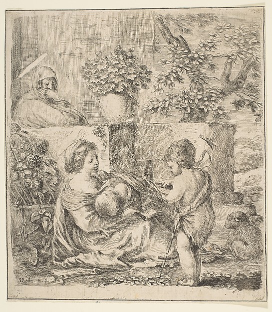 Stefano della Bella, Virgin and Child with St. John the Baptist and St. Elizabeth