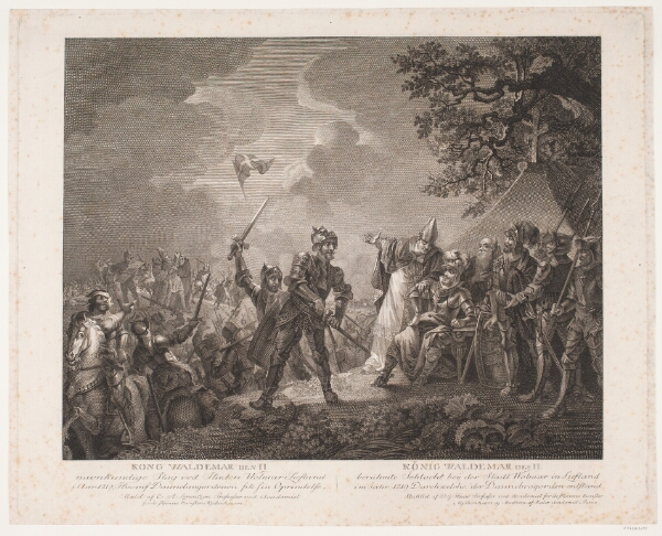 Georg Haas, Kong Valdemar II's navnkundige slag ved staden Wolmar i Letland, 1219