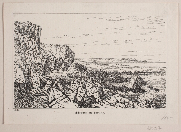 Vilhelm Kyhn, Skærparti på Bornholm