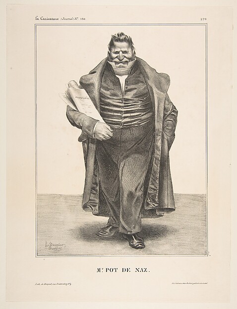 Honoré Daumier, De Podenas, published in "La Caricature"