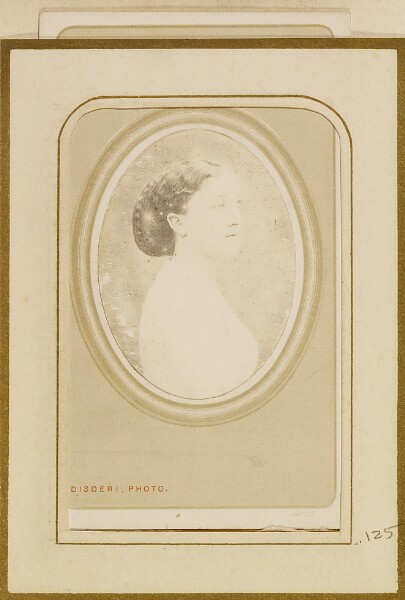 André Adolphe-Eugène Disdéri, [Portrait of a woman]