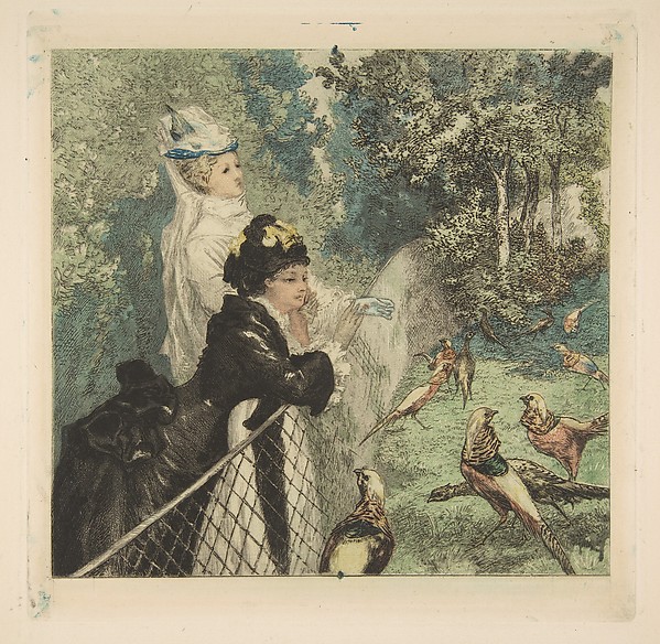Félix Bracquemond, In the Zoological Garden