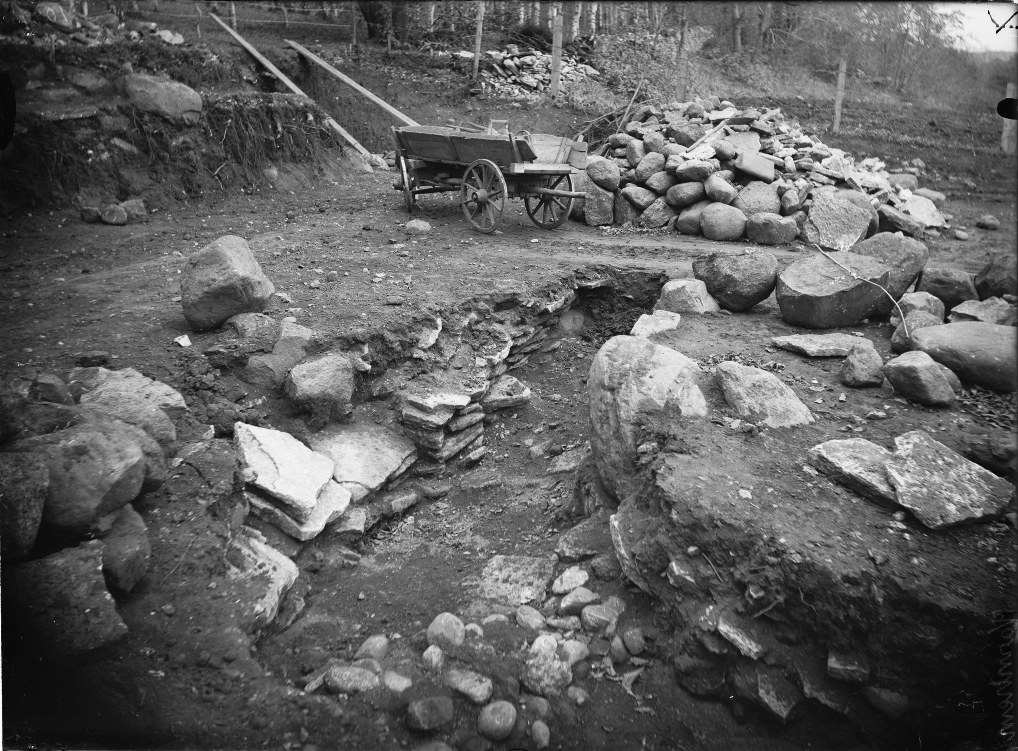 Axel Forssén, Varnhems klosterruin