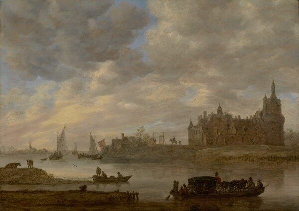 Jan van Goyen, View of Duurstede Castle at Wijk bij Duurstede