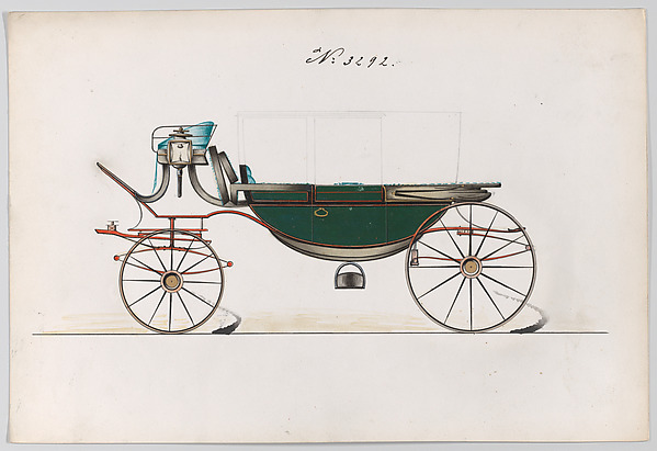 Brewster & Co., Design for Landau, No. 3292