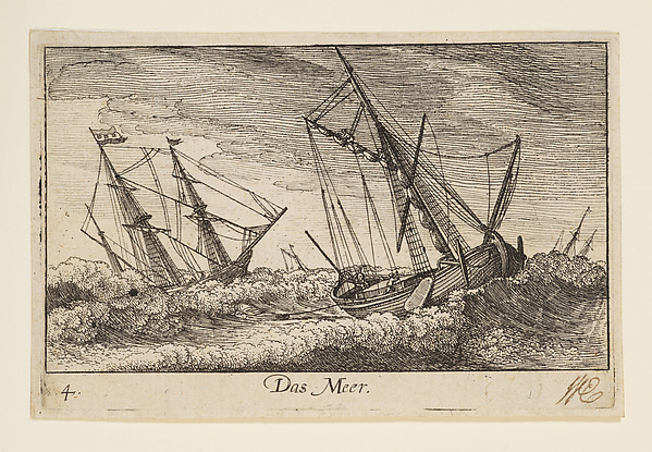 Wenceslaus Hollar, The Sea (Das Meer)