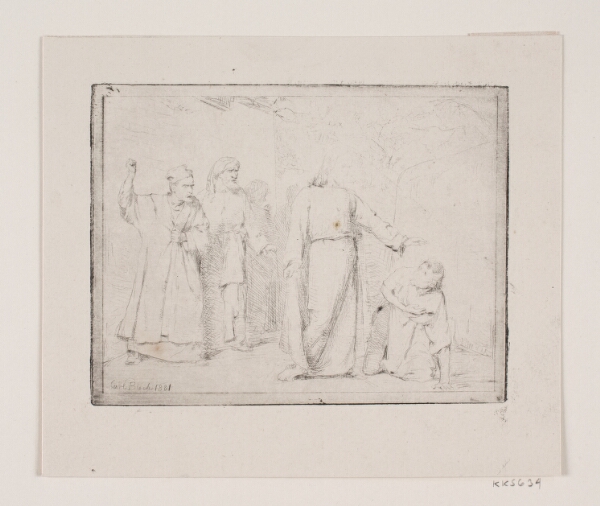 Carl Bloch, Kristus helbreder en lam