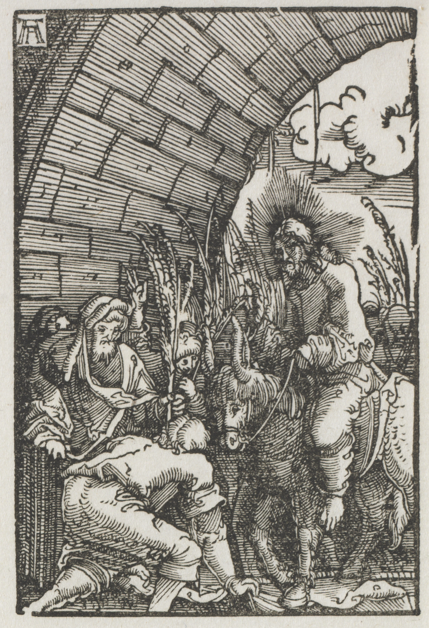 Albrecht Altdorfer, The Fall and Redemption of Man:  The Entry into Jerusalem