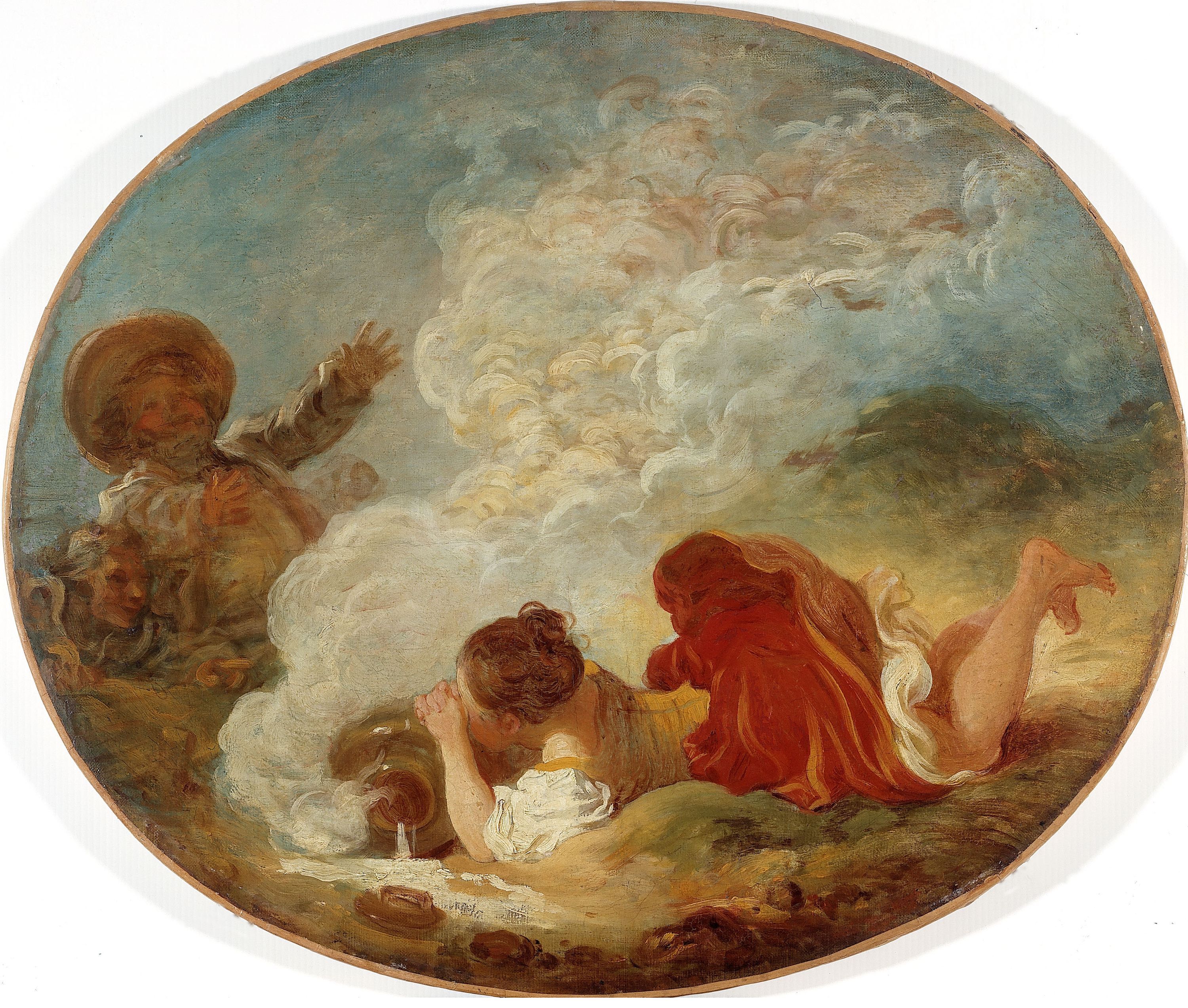 Jean-Honoré Fragonard, Perrette et le pot au lait
