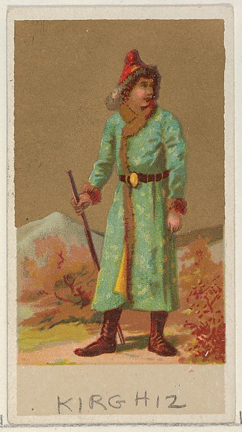 Allen & Ginter, Kirghiz, from the Natives in Costume series (N16), Teofani Issue, for Allen & Ginter Cigarettes Brands