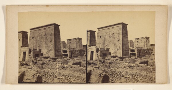 Francis Frith, [Temples on the Island of Philae. Greece?]