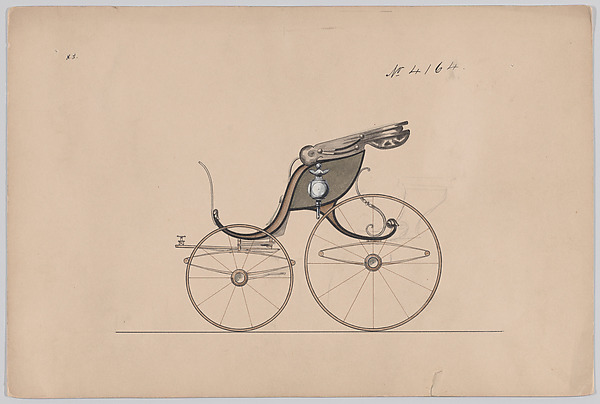 Brewster & Co., Design for Pony Phaeton, no. 4164