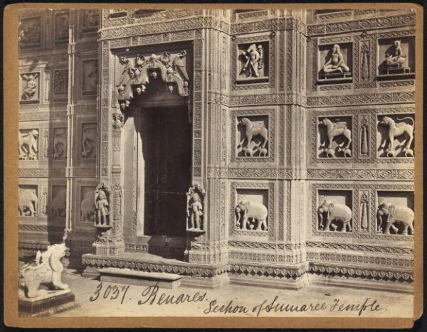 Francis Frith, Benares.  Section of Sumaree Temple