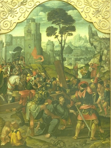 Pieter Coecke van Aelst, Christ bearing the cross
