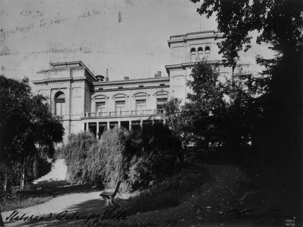 Anders Beer Wilse, Drammensveien 78, Oslo. Fasade mot Frognerkilen. Det Norske Videnskaps-Akademi.