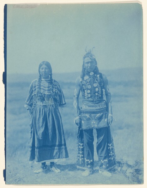 Edward S. Curtis, [Piegan Man and Woman]
