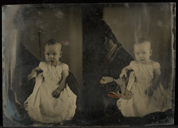 Jacob Byerly, [Double portrait of a baby girl]