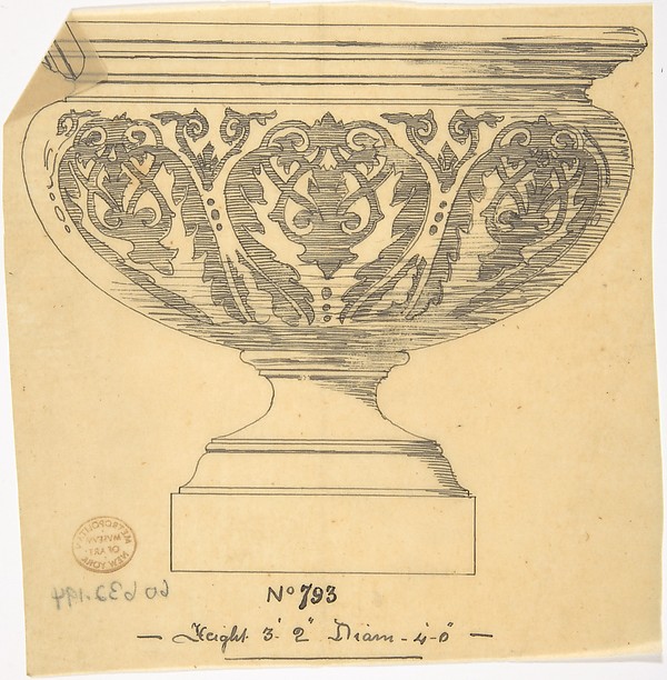 Anonymous, British, 19th century, Vase
