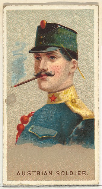 Allen & Ginter, Austrian Soldier, from World's Smokers series (N33) for Allen & Ginter Cigarettes