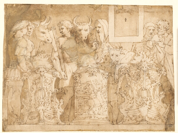 Polidoro da Caravaggio, Antik offerscene